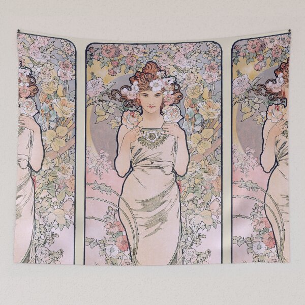 Item preview, Alphonse Mucha - The Flowers: Rose 1898 designed and sold by maniacfitness.