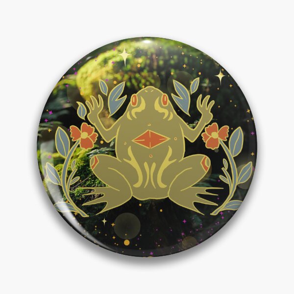 Item preview, Fairycore Fairy Frog Toad Flowers Mossy designed and sold by WildWoodlandWitch.