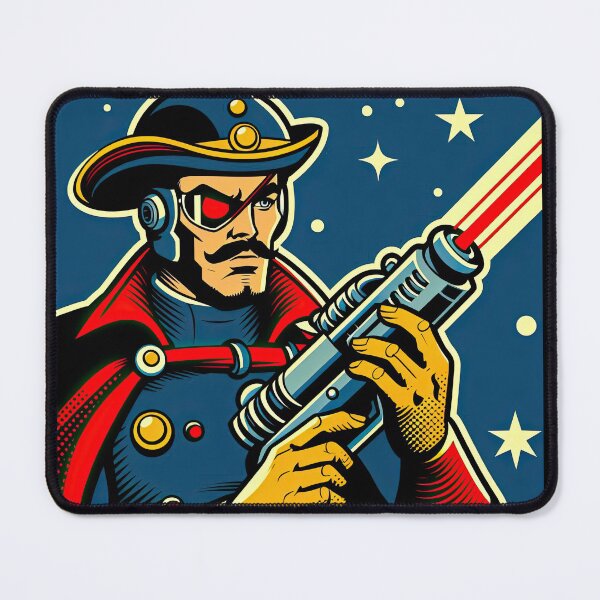 Item preview, Space Pirate Pop Art Style designed and sold by artofuniverse.