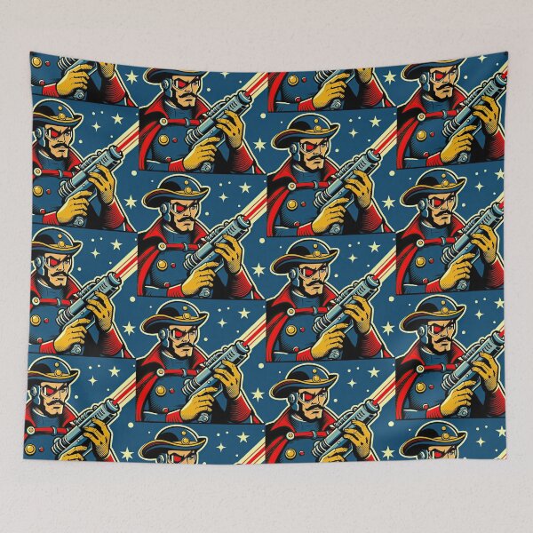 Item preview, Space Pirate Pop Art Style designed and sold by artofuniverse.