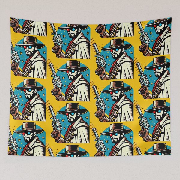 Item preview, Space Pirate Pop Art Style designed and sold by artofuniverse.