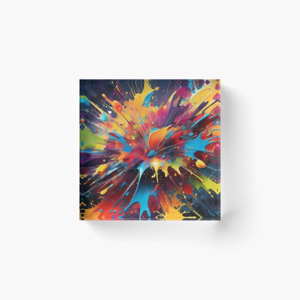 Item preview, DIGITAL ART - Splash Rainbow designed and sold by Homescu Ioana.