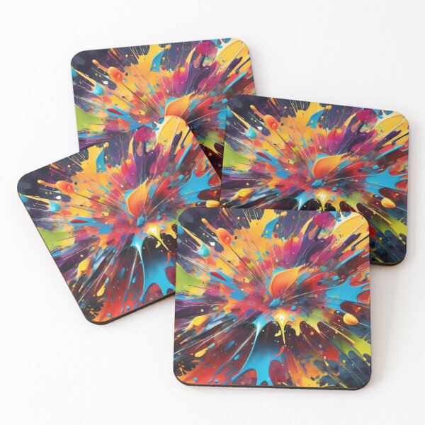 Item preview, DIGITAL ART - Splash Rainbow designed and sold by Homescu Ioana.