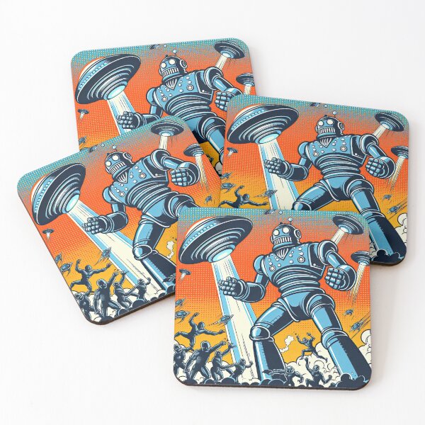Item preview, Giant Robot Pop Art Style designed and sold by artofuniverse.