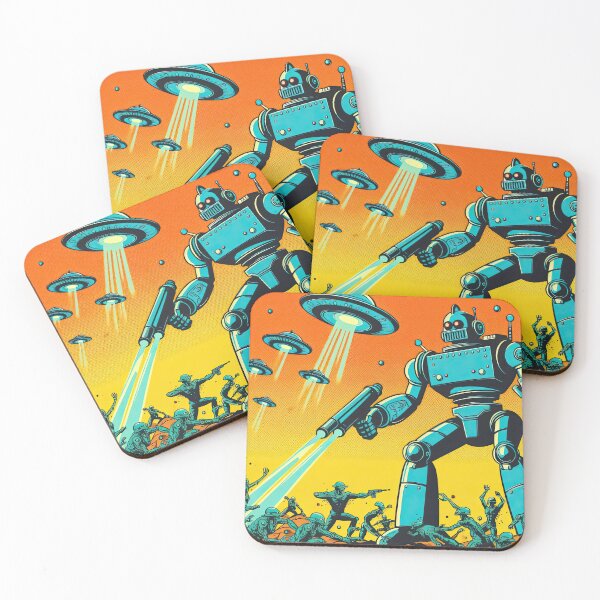 Item preview, Giant Robot Pop Art Style designed and sold by artofuniverse.