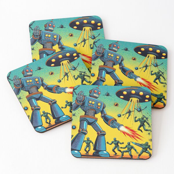 Item preview, Giant Robot Pop Art Style designed and sold by artofuniverse.