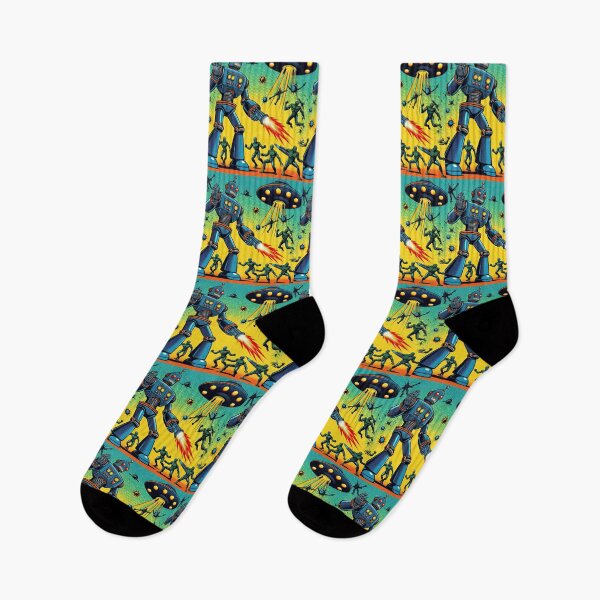 Item preview, Giant Robot Pop Art Style designed and sold by artofuniverse.