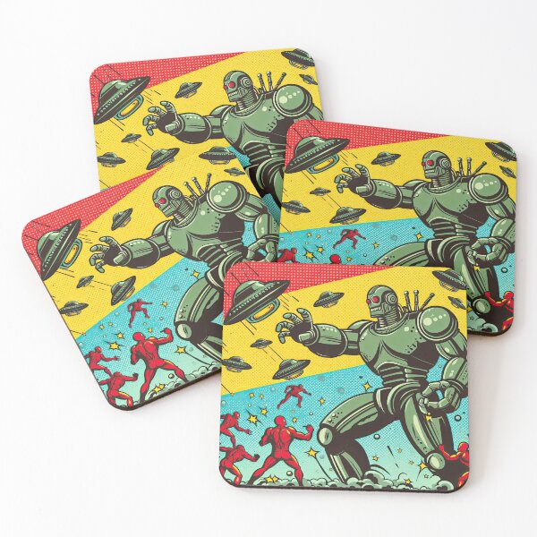 Item preview, Giant Robot Pop Art Style designed and sold by artofuniverse.