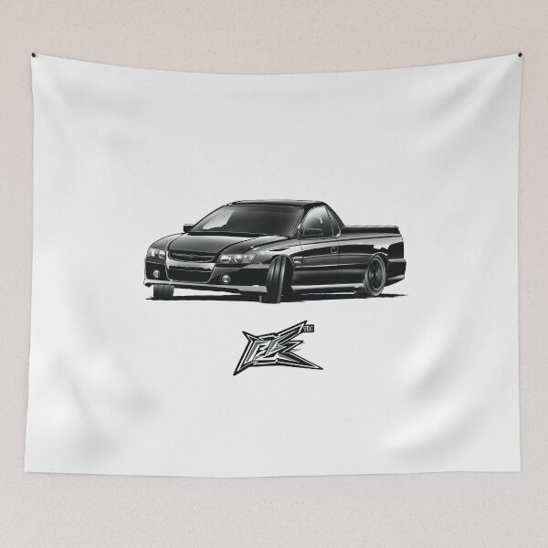 Item preview, holden commodore ute vu black  designed and sold by NaquashM.