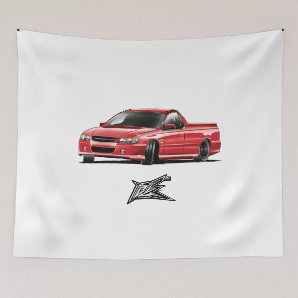 Item preview, holden commodore ute vu red  designed and sold by NaquashM.