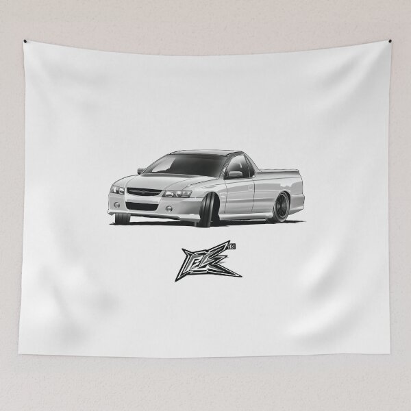 Item preview, holden commodore ute vu white  designed and sold by NaquashM.