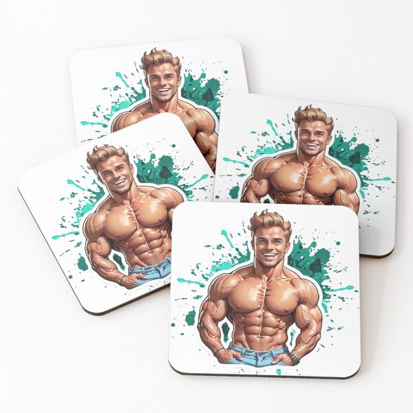 Item preview, New Series: Bodybuilder Sticker #38 designed and sold by ForeverPrintsOK.