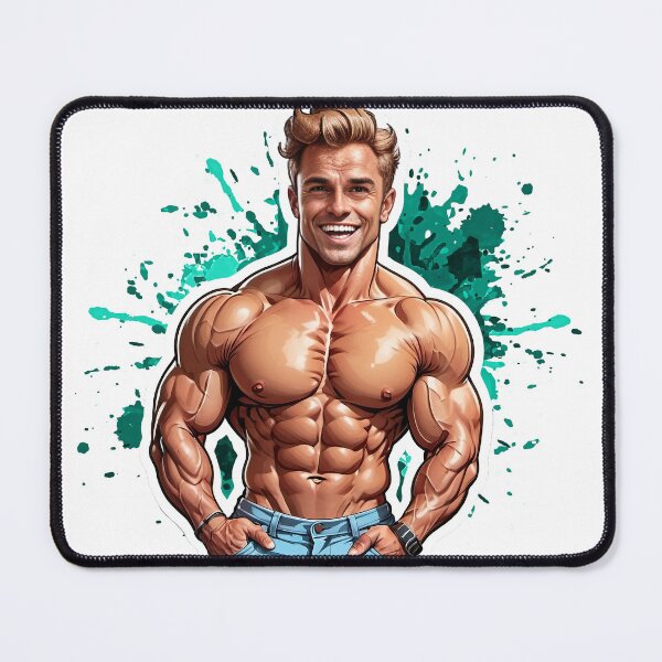 Item preview, New Series: Bodybuilder Sticker #38 designed and sold by ForeverPrintsOK.