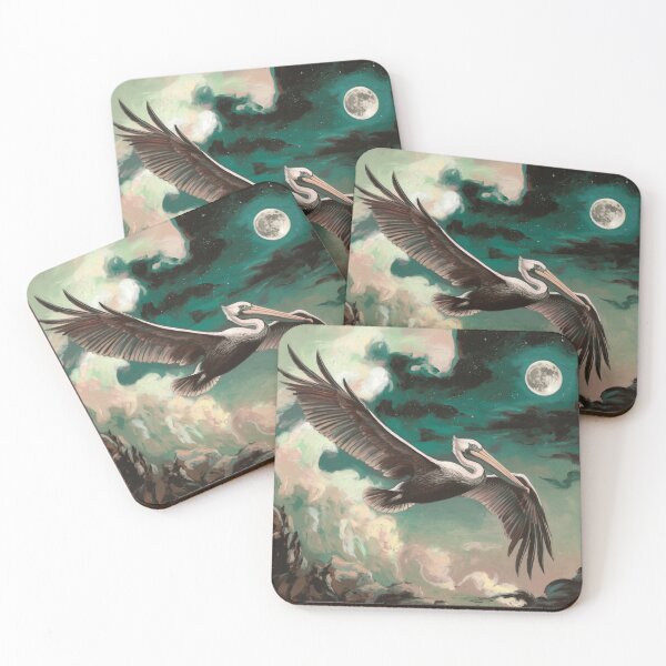 Item preview, Flying Pelican By Night designed and sold by notevidia.
