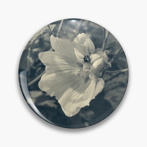 Item preview, Nostalgic Malva thuringiaca Flowers designed and sold by Taina Sohlman.