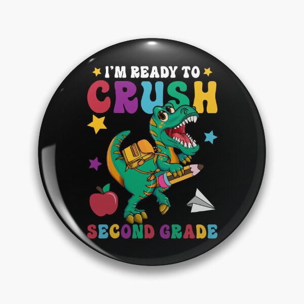 Item preview, Funny dinosaur I’m Ready To Crush Second Grade For Second Graders designed and sold by creativevogue.