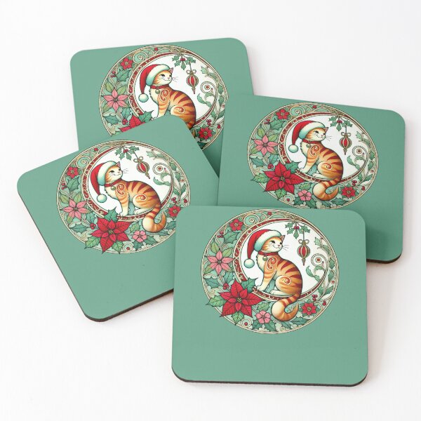 Item preview, Ginger Cat Christmas designed and sold by FrictionMaxxing.
