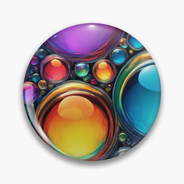 Item preview, DIGITAL PRINT - Rainbow Bubbles designed and sold by Homescu Ioana.