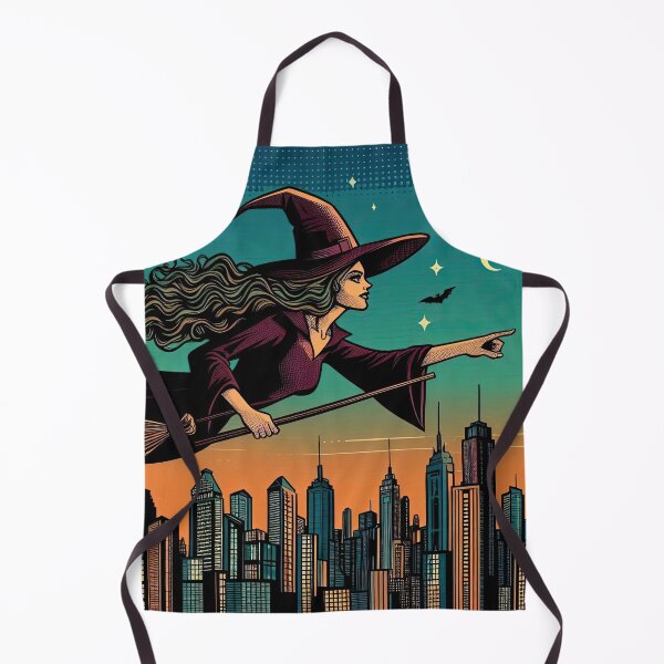Item preview, Flying Witch Pop Art Style designed and sold by artofuniverse.