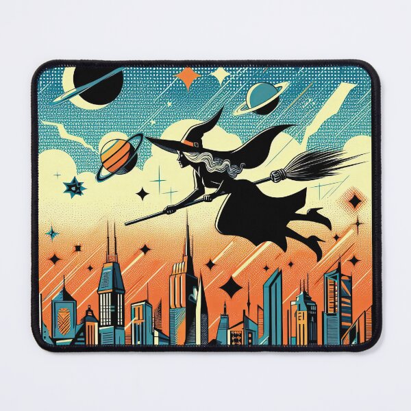 Item preview, Flying Witch Pop Art Style designed and sold by artofuniverse.