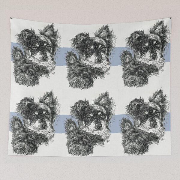 Item preview, Pom-A-Poo Father & Son designed and sold by BarbBarcikKeith.