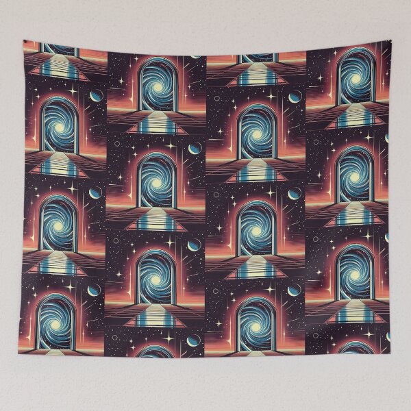 Item preview, Time Traveler and Portal Pop Art Style designed and sold by artofuniverse.