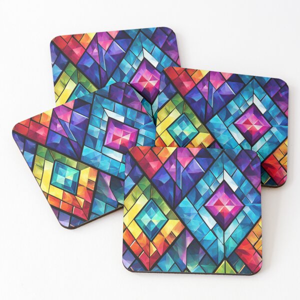 Item preview, DIGITAL PRINT - Rainbow Crystals designed and sold by Homescu Ioana.