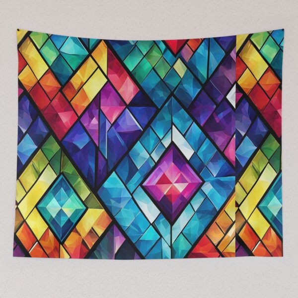Item preview, DIGITAL PRINT - Rainbow Crystals designed and sold by Homescu Ioana.