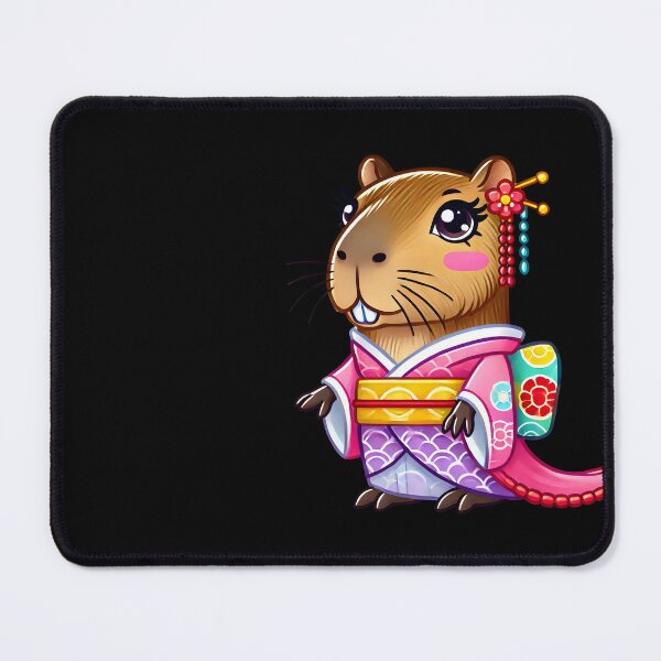 Item preview, Geisha | Capybara | Sticker style designed and sold by AniDragonfly.