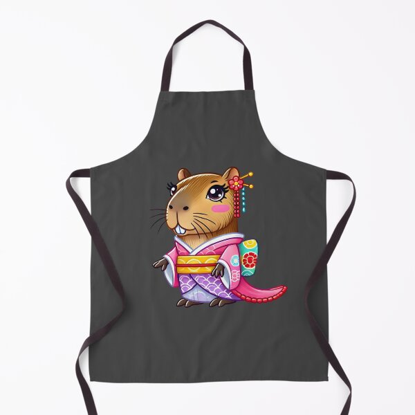 Item preview, Geisha | Capybara | Sticker style designed and sold by AniDragonfly.