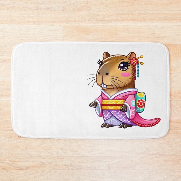 Item preview, Geisha | Capybara | Sticker style designed and sold by AniDragonfly.