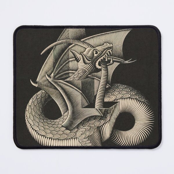 Item preview, M.C. Escher Dragon designed and sold by funnypixels.