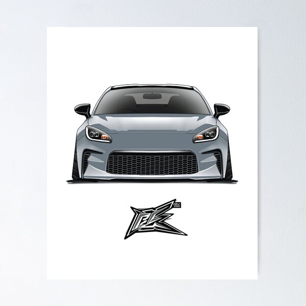Item preview, toyota gr86 brz gray  designed and sold by NaquashM.