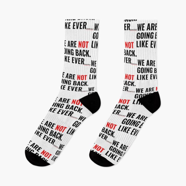 Item preview, We Are Not Going Back Like Ever - Kamala Harris Quote  designed and sold by Teetreasure2.