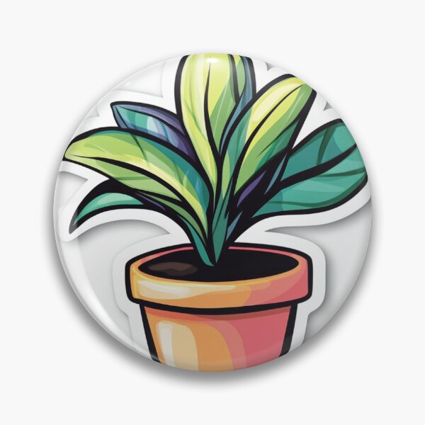 Item preview, Sprouting potted plant sticker designed and sold by Azreal909.