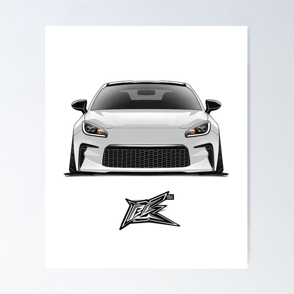Item preview, toyota gr86 brz white  designed and sold by NaquashM.