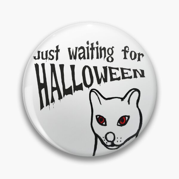 Item preview, Just Waiting for Halloween Red-Eyed Cat designed and sold by Kopiopang studio.