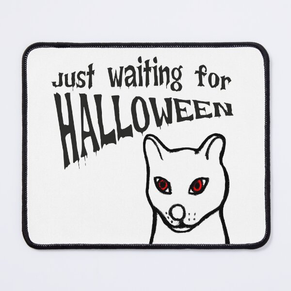 Item preview, Just Waiting for Halloween Red-Eyed Cat designed and sold by Kopiopang studio.