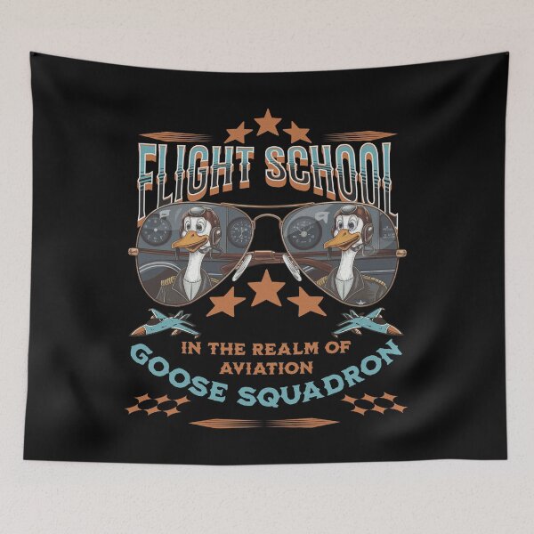 Item preview, FLIGHT SCHOOL IN THE REALM OF AVIATION GOOSE SQUADRON designed and sold by justyna-s28.