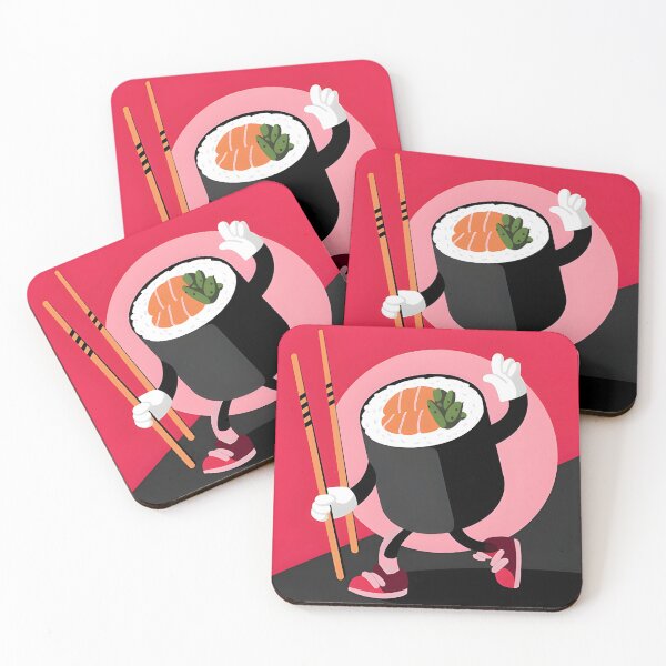 Item preview, Walking Sushi Roll with Chopsticks designed and sold by DesignDazzles.