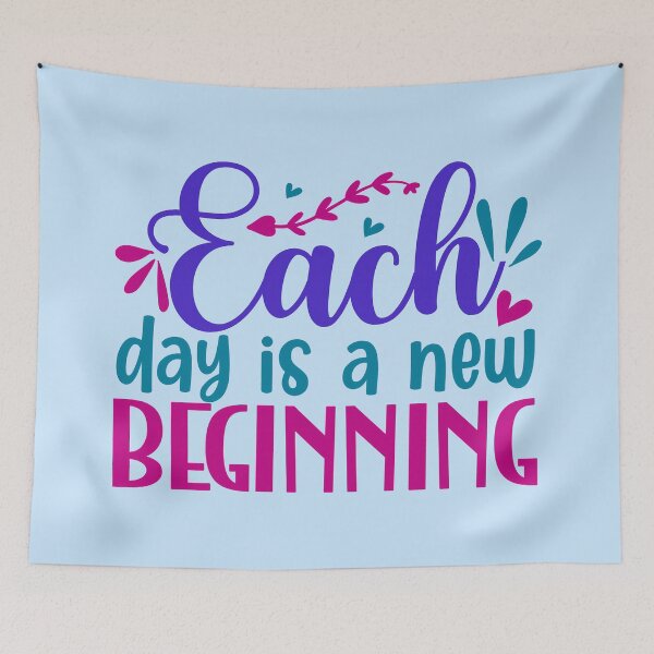 Item preview, Each Day Is A New Beginning designed and sold by Miniouka.