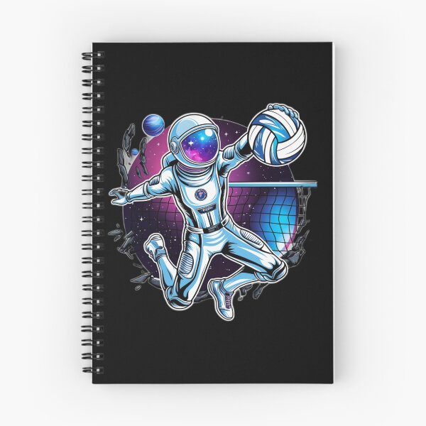 Item preview, Astronaut Spiking Volleyball in Space - Futuristic designed and sold by Kashear.