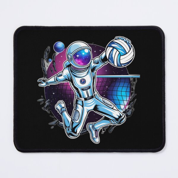 Item preview, Astronaut Spiking Volleyball in Space - Futuristic designed and sold by Kashear.