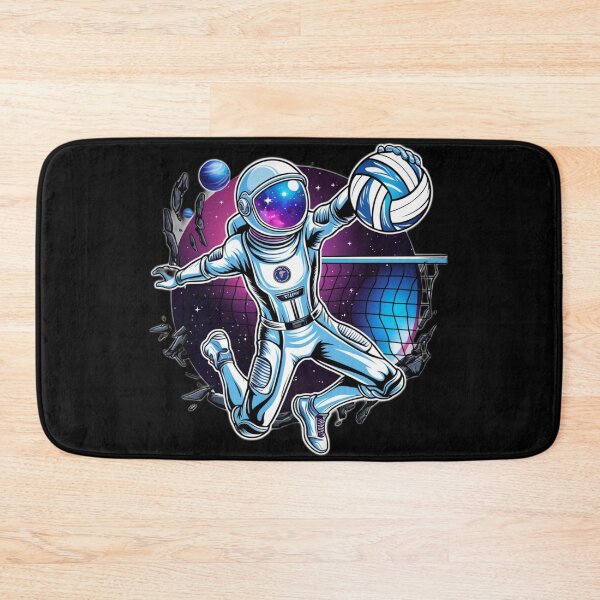 Item preview, Astronaut Spiking Volleyball in Space - Futuristic designed and sold by Kashear.