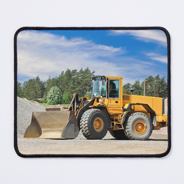 Item preview, Yellow Wheel Loader at Gravel Pit designed and sold by Taina Sohlman.