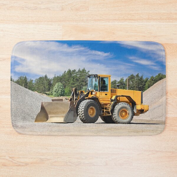 Item preview, Yellow Wheel Loader at Gravel Pit designed and sold by Taina Sohlman.