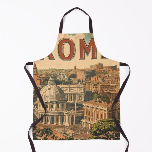 Item preview, Stunning Rome Cityscape Art Print – Vintage-Inspired Italian Decor designed and sold by nomiraclehere.