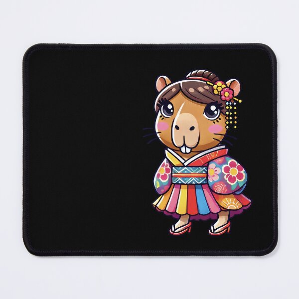 Item preview, Geisha | Capybara | Sticker style designed and sold by AniDragonfly.