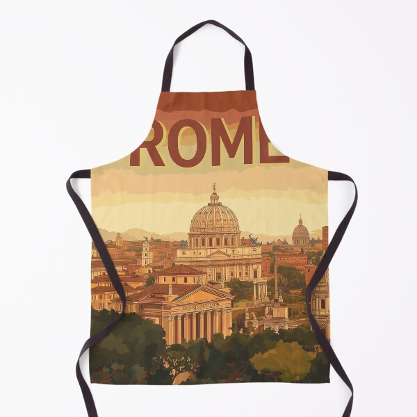 Item preview, Stunning Rome Cityscape Art Print – Vintage-Inspired Italian Decor designed and sold by nomiraclehere.