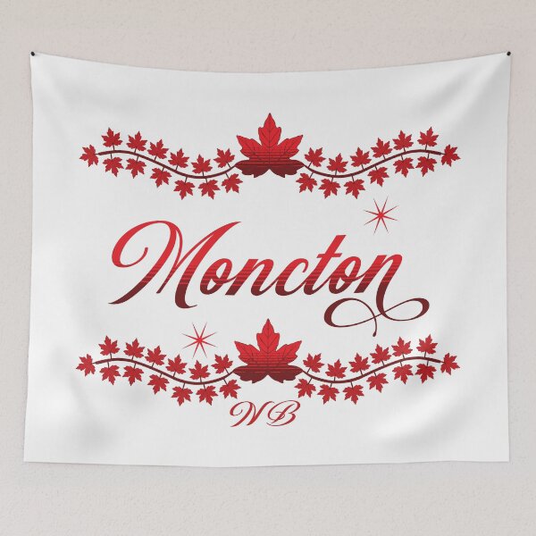 Item preview, Moncton a Big Bold and Red Design by Tjays on a Cool designed and sold by TJays.